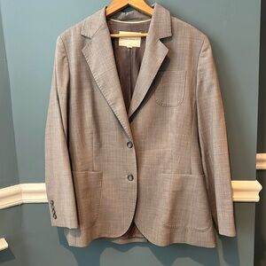 Banana Republic gray suit blazer approx size 12